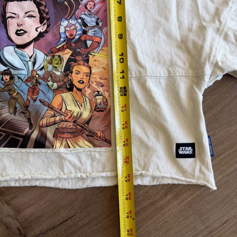 Star Wars Spirit Jersey Women of the Galaxy CroppedShirt XS The Force Is With Us - Picture 5 of 8